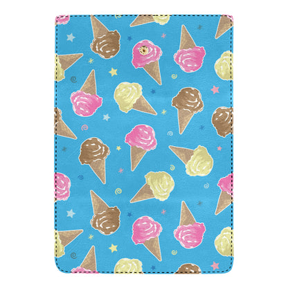 Ice Cream Pattern Print Design 01 Women's Trifold Wallet