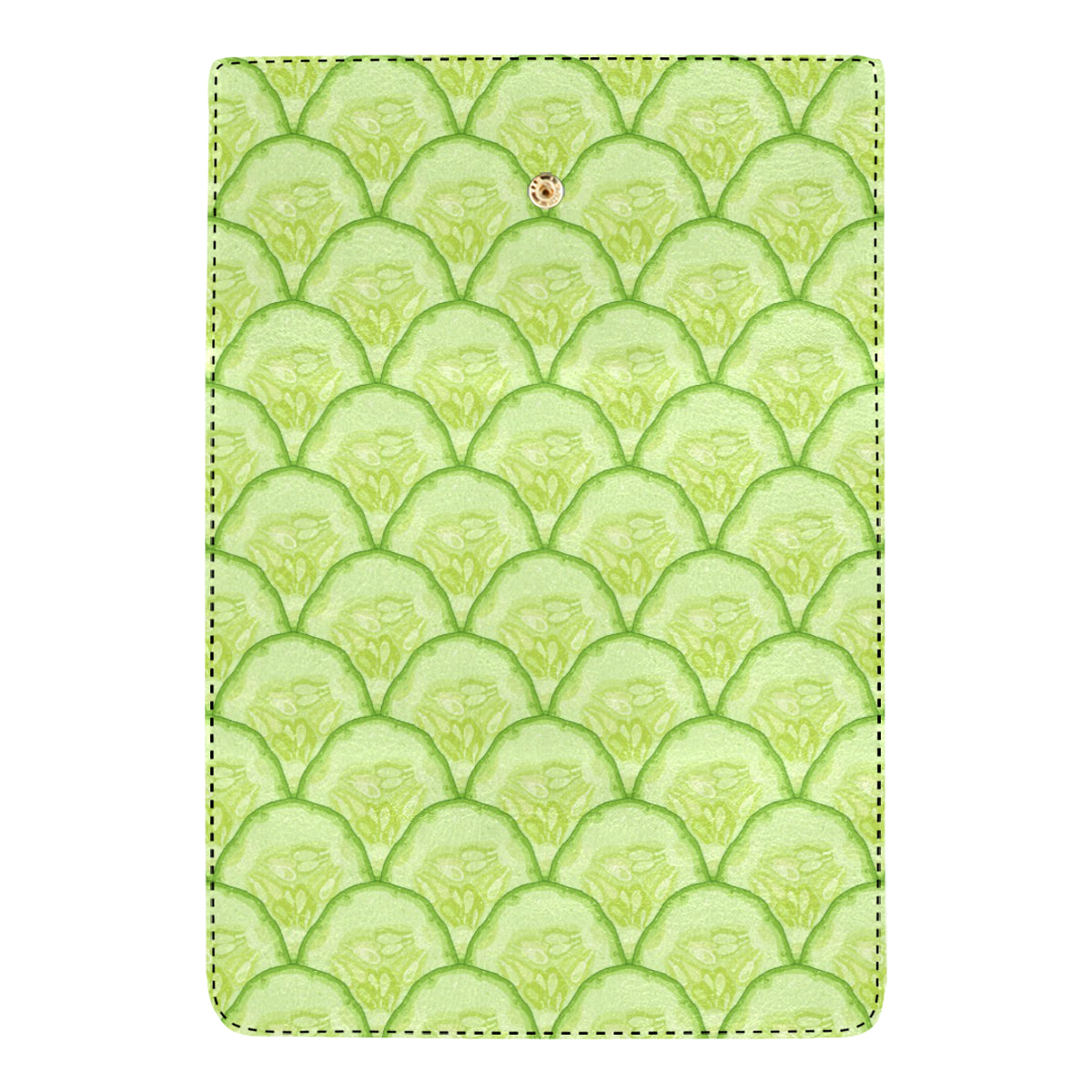 Cucumber Pattern Print Design CC04 Women's Trifold Wallet