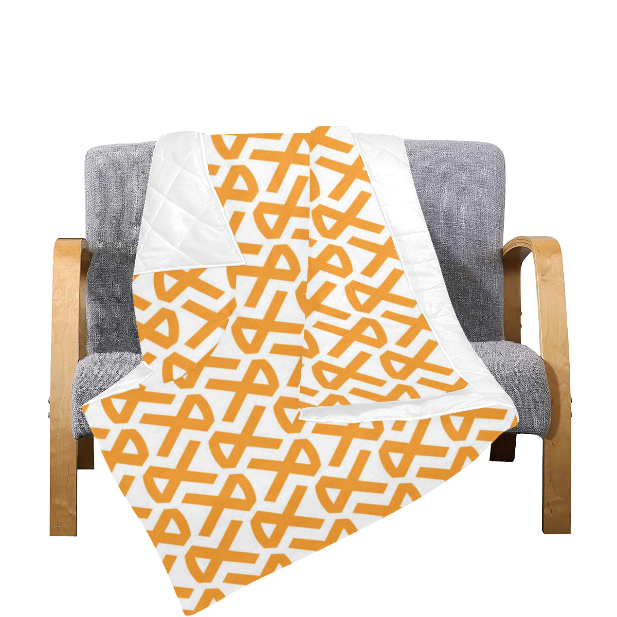 Appendix cancer Pattern Print Design 02 Premium Quilt