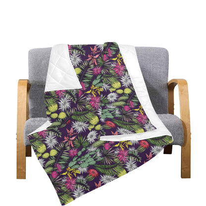 Cactus Pattern Print Design 08 Premium Quilt