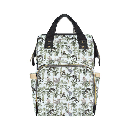 Rainforest Pattern Print Design RF04 Diaper Bag Backpack