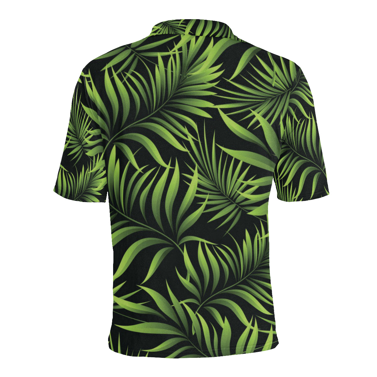 Palm Leaves Pattern Print Design PL07 Men Polo Shirt