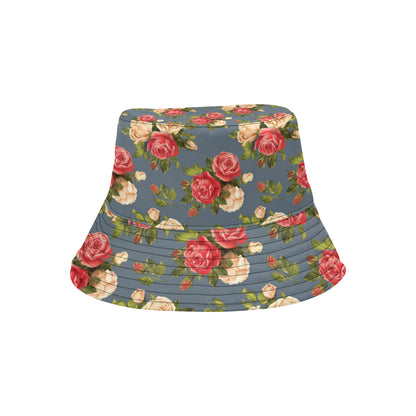 Rose Pattern Print Design RO017 Unisex Bucket Hat