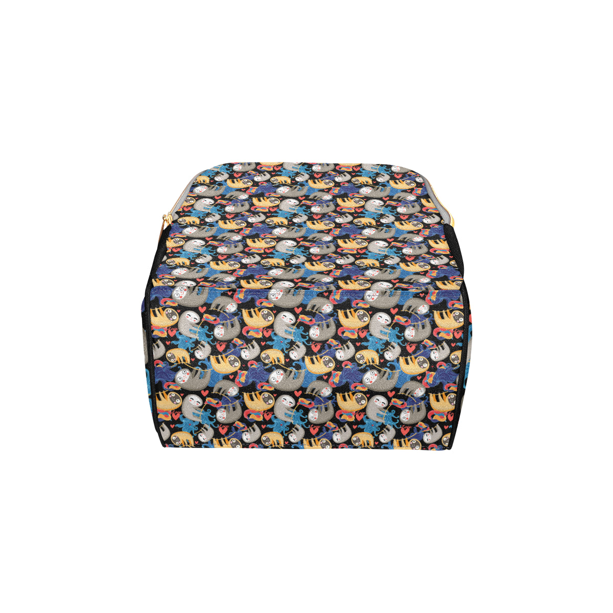 Sloth Cartoon Design Themed Print Diaper Bag Backpack