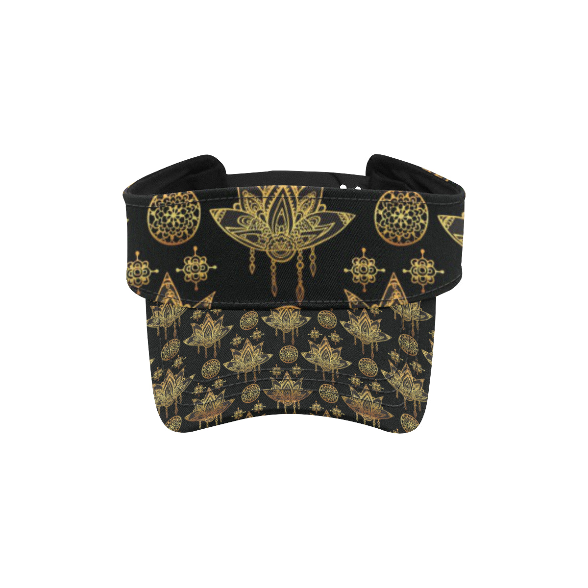 lotus Boho Pattern Print Design LO03 Unisex Sun Visor