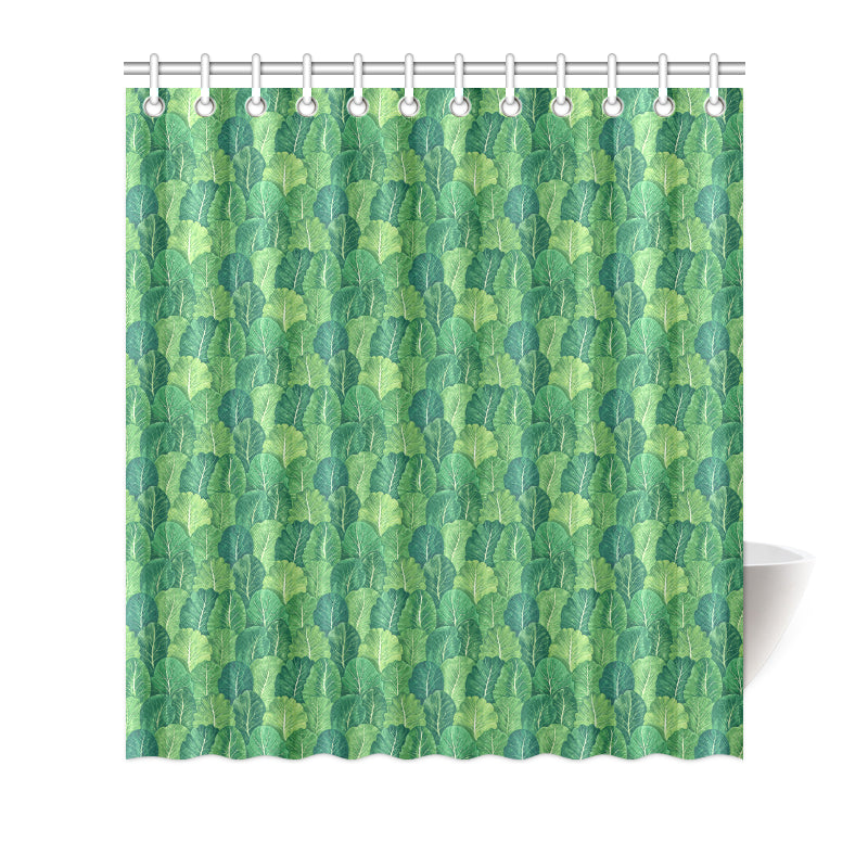 Cabbage Pattern Print Design 02 Shower Curtain