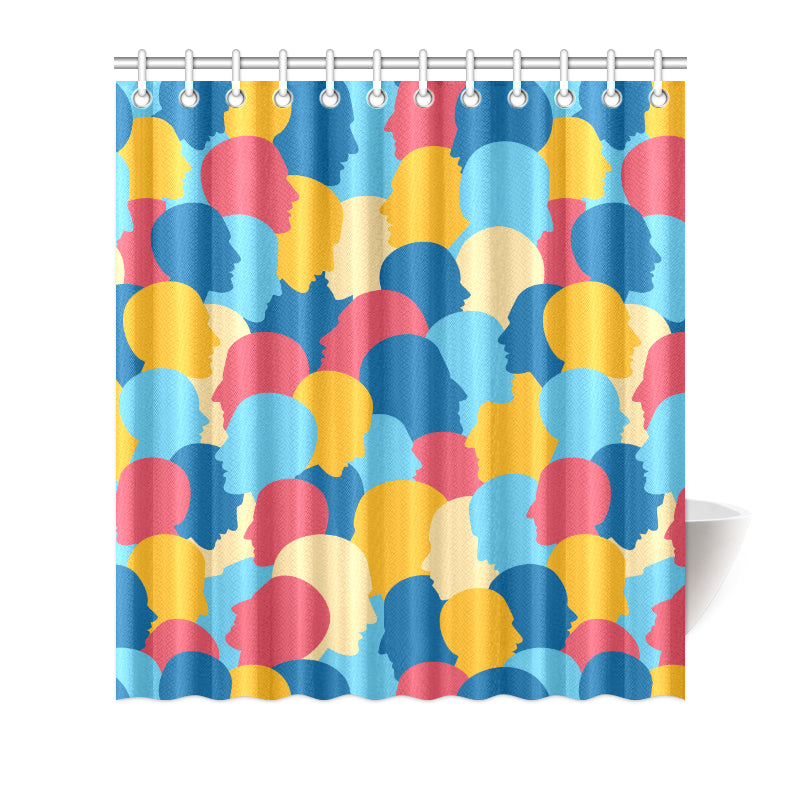 Psychology Pattern Print Design A02 Shower Curtain