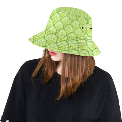 Cucumber Pattern Print Design CC04 Unisex Bucket Hat