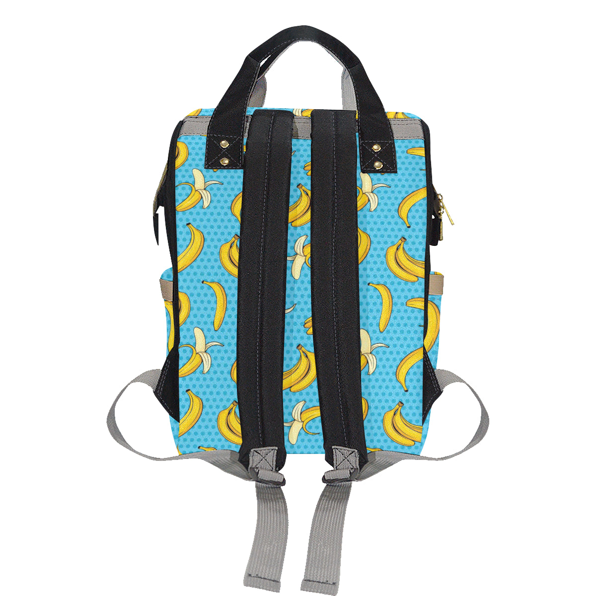 Banana Pattern Print Design BA08 Diaper Bag Backpack