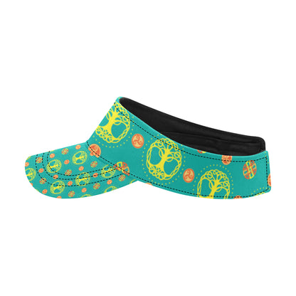 Celtic Tree of Life Print Pattern Unisex Sun Visor
