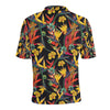 Bird Of Paradise Pattern Print Design BOP016 Men Polo Shirt