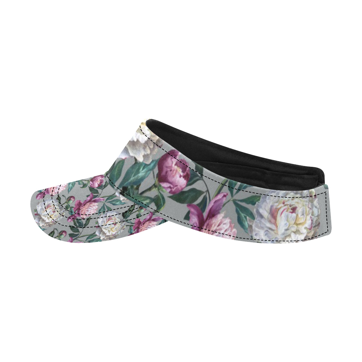 Peony Pattern Print Design PE01 Unisex Sun Visor