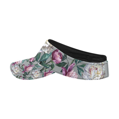 Peony Pattern Print Design PE01 Unisex Sun Visor