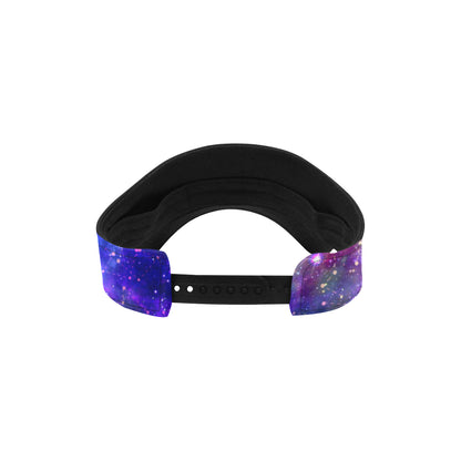 Galaxy Night Stardust Space Print Unisex Sun Visor