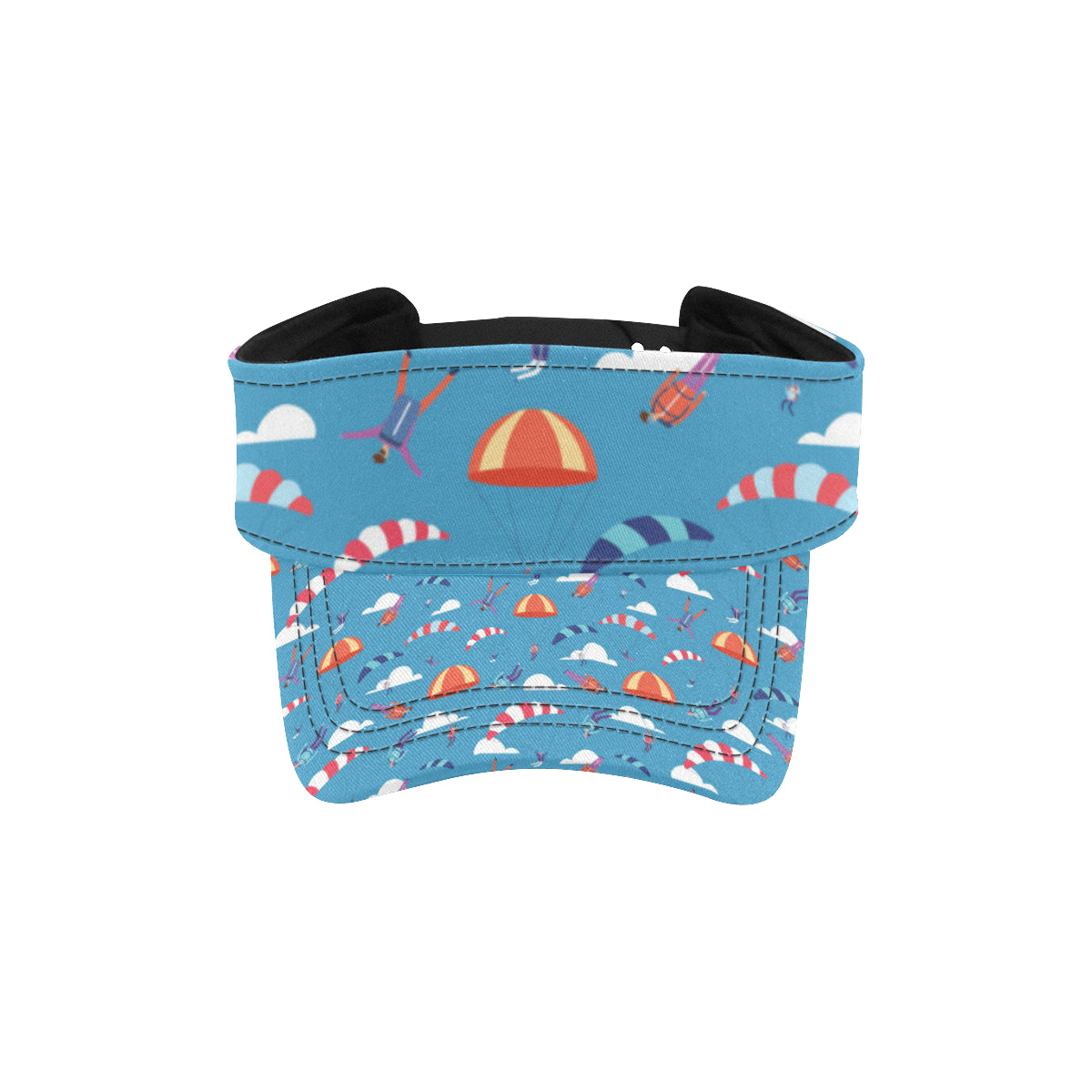 Skydiving Pattern Print Design 03 Unisex Sun Visor