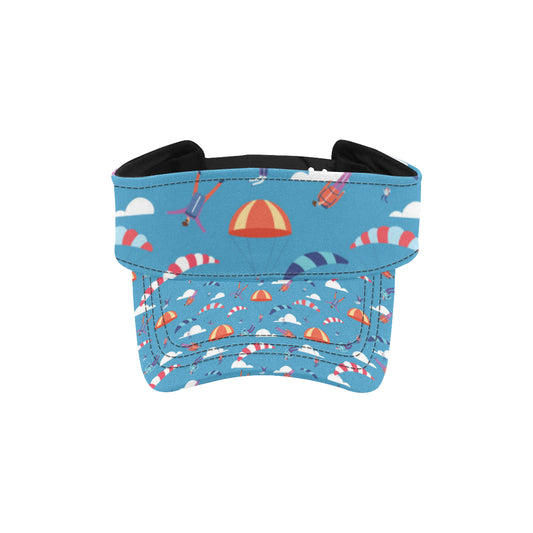 Skydiving Pattern Print Design 03 Unisex Sun Visor