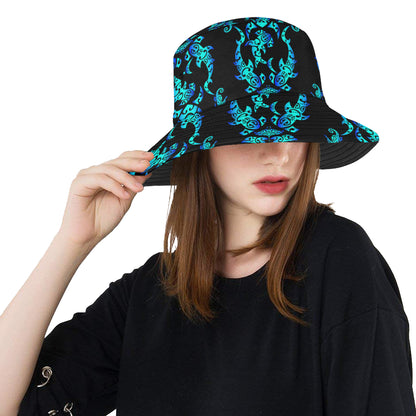 Sea turtle Polynesian Tribal Hawaiian Unisex Bucket Hat