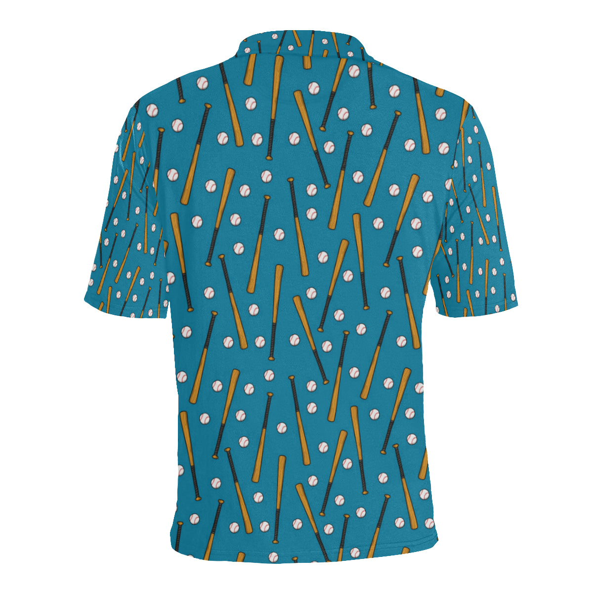 Baseball Pattern Print Design 01 Men Polo Shirt