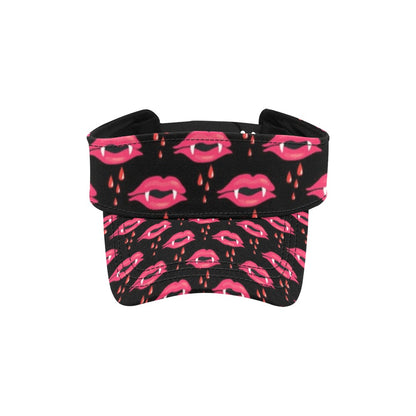 Vampire Lips Print Design LKS303 Unisex Sun Visor