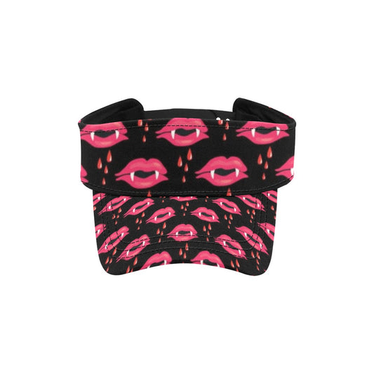 Vampire Lips Print Design LKS303 Unisex Sun Visor