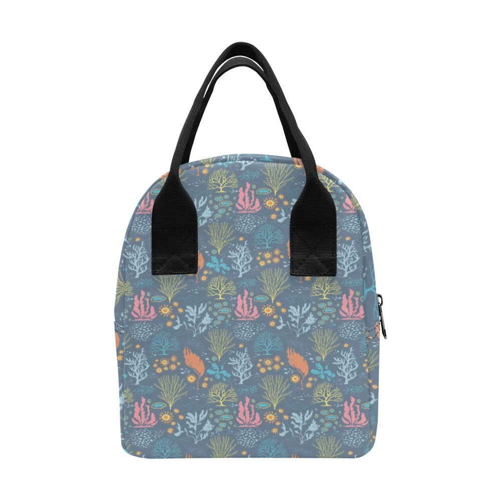 Seaweed Print Design LKS304 Insulated Lunch Bag
