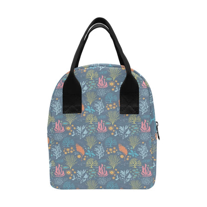 Seaweed Print Design LKS304 Insulated Lunch Bag