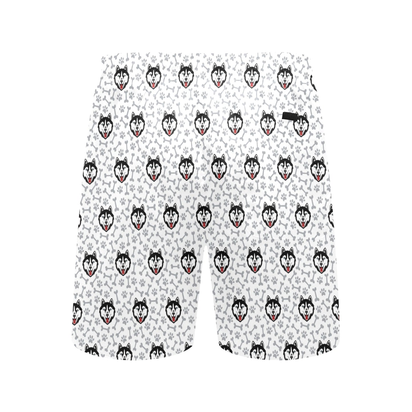 Siberian Huskies Print Design LKS305 Men's Swim Trunks Beach Shorts