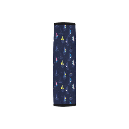 Sailboat Print Design LKS305 Car Seat Belt Cover