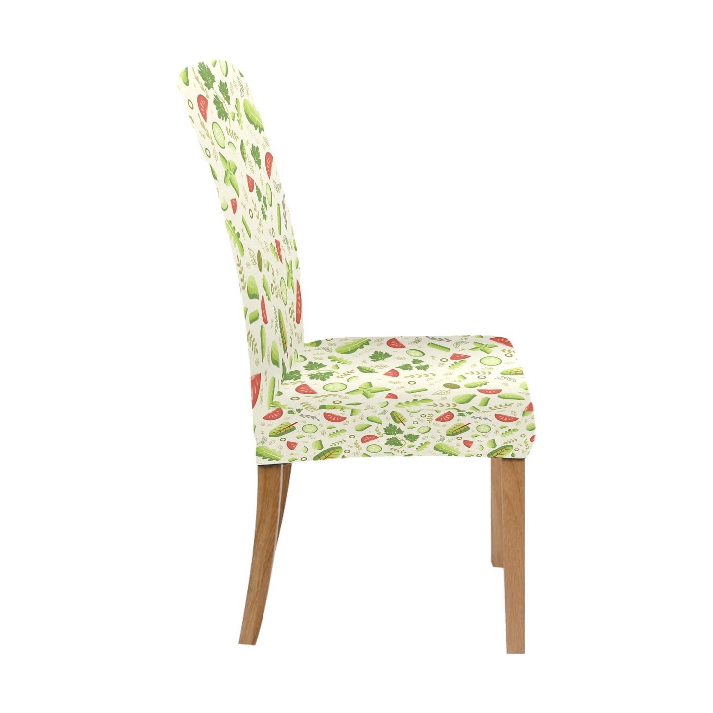 Salad Vegetable Print Design LKS302 Dining Chair Slipcover