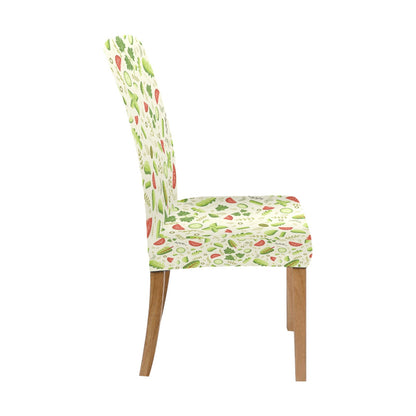 Salad Vegetable Print Design LKS302 Dining Chair Slipcover