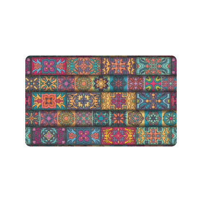 Mandala Style Design Print Rubber Doormat