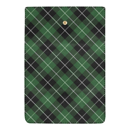 Plaid Green Pattern Print Design A05 Women's Trifold Wallet