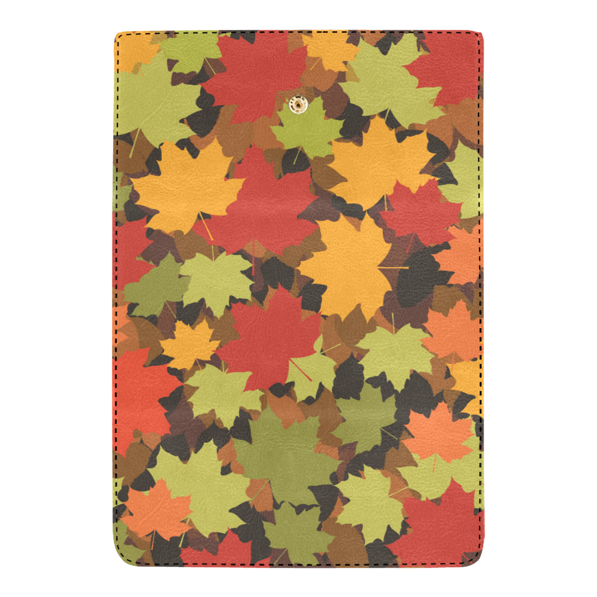 Maple Leaf Pattern Print Design 05 Women's Trifold Wallet