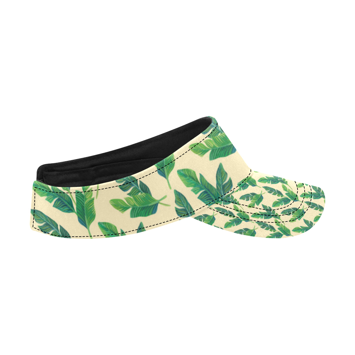Banana Leaf Pattern Print Design 01 Unisex Sun Visor