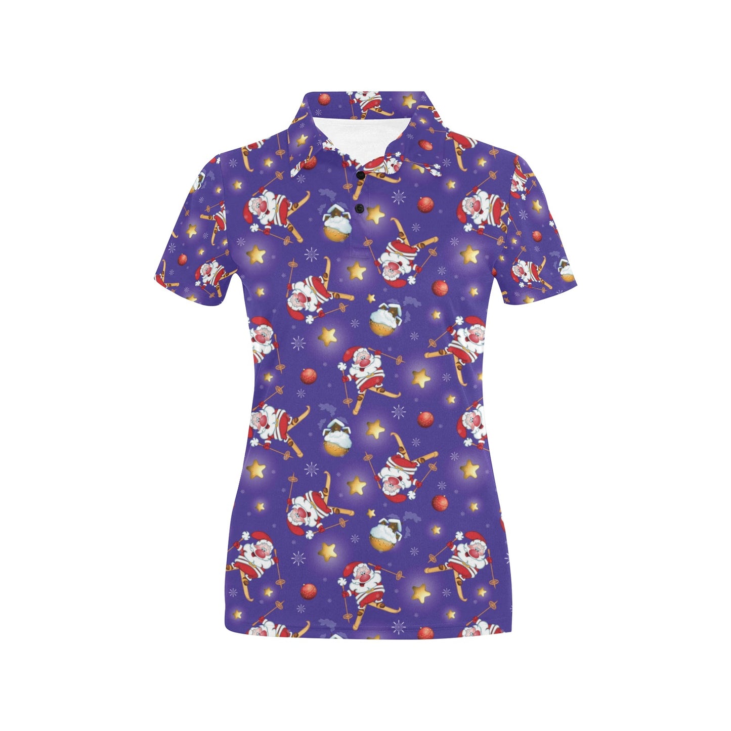 Ski Print Design LKS308 Women's Polo Shirt
