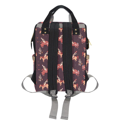 Rodeo Pattern Print Design A01 Diaper Bag Backpack