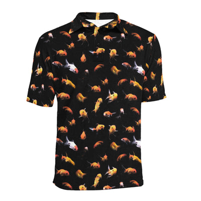 Goldfish Print Design LKS402 Men Polo Shirt