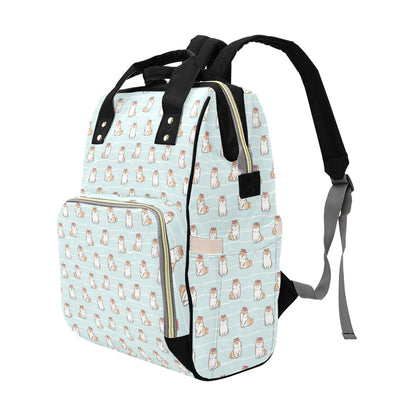 Shiba Inu Print Design LKS3011 Diaper Bag Backpack