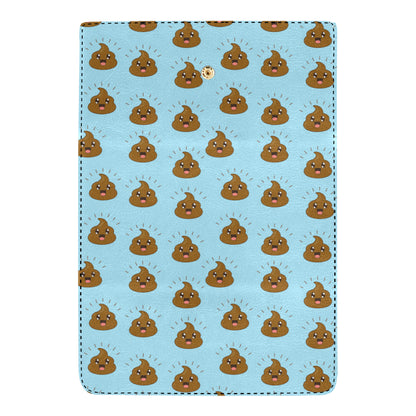 Poop Emoji Pattern Print Design A03 Women's Trifold Wallet