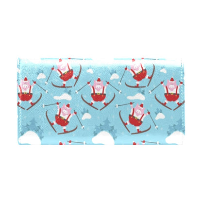 Ski Print Design LKS309 Women's Trifold Wallet