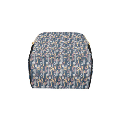 Cooking Kitchen Tools Pattern Print Design 05 Diaper Bag Backpack
