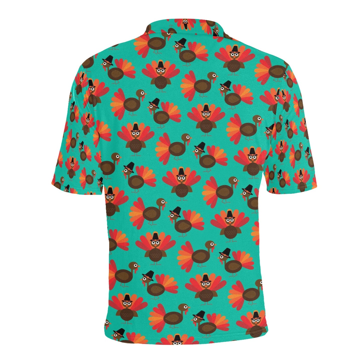 Thanksgiving Print Design LKS307 Men Polo Shirt