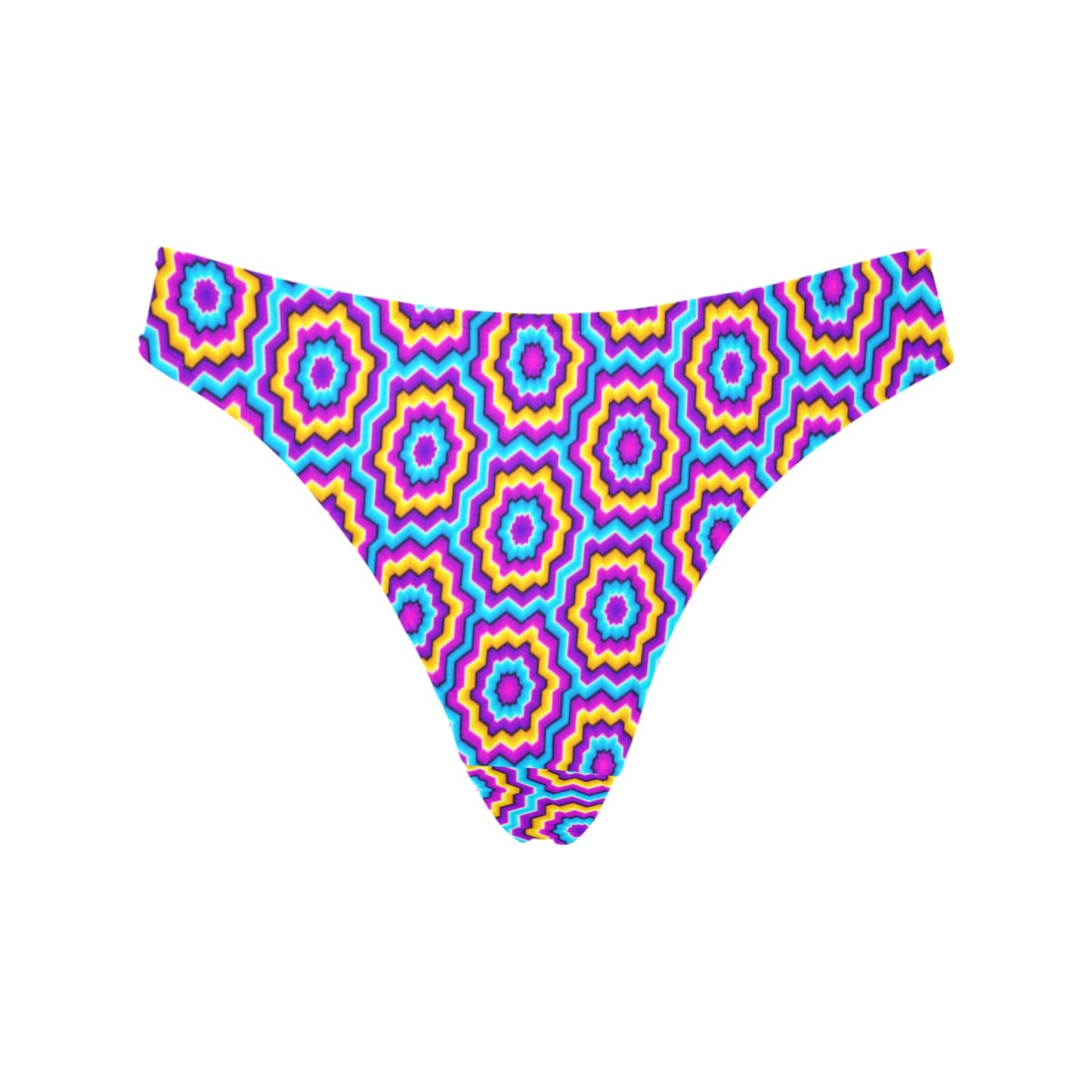 Optical illusion Techno Movement Women's Thongs