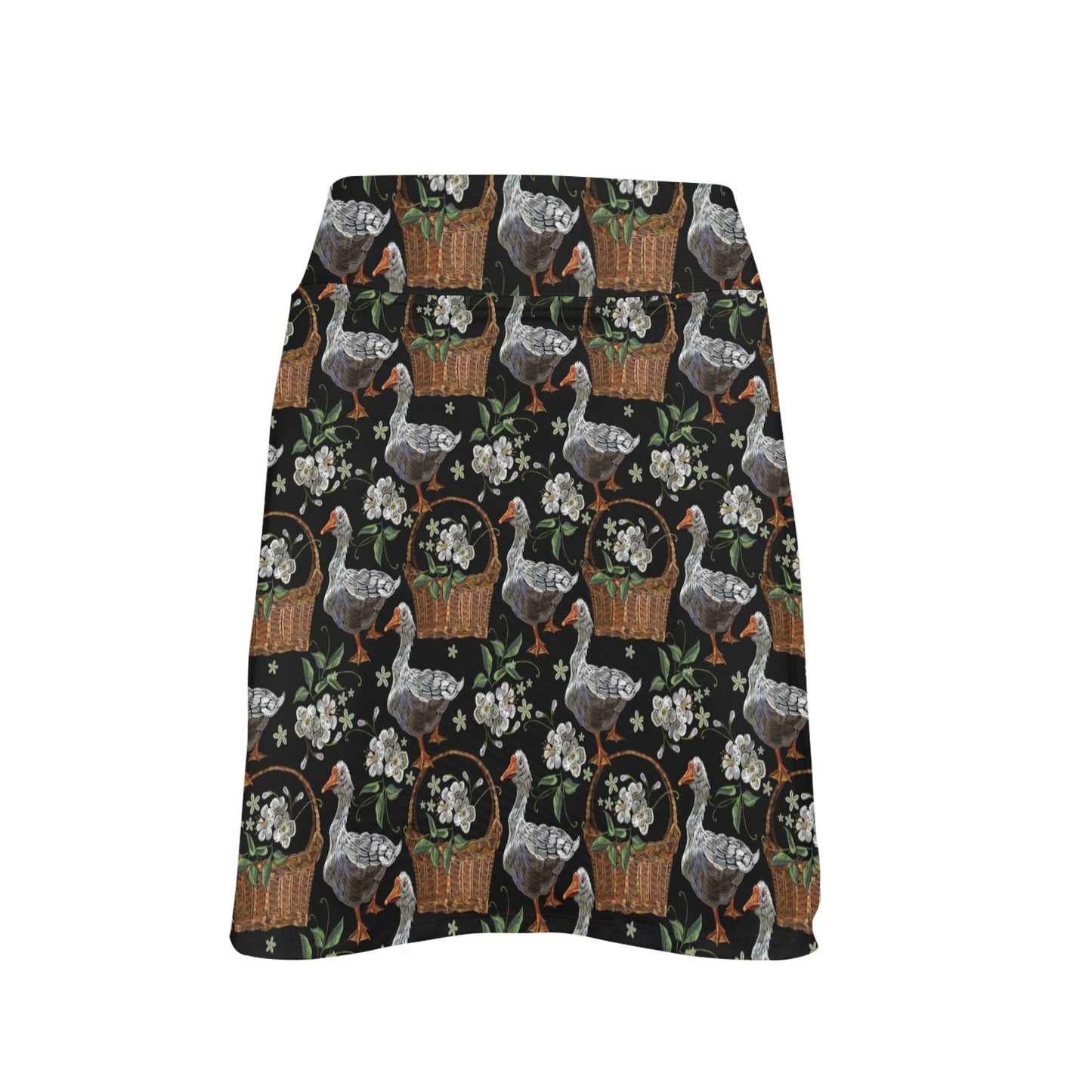 Goose Print Design LKS406 17" Golf & Pickleball Skort with Pockets