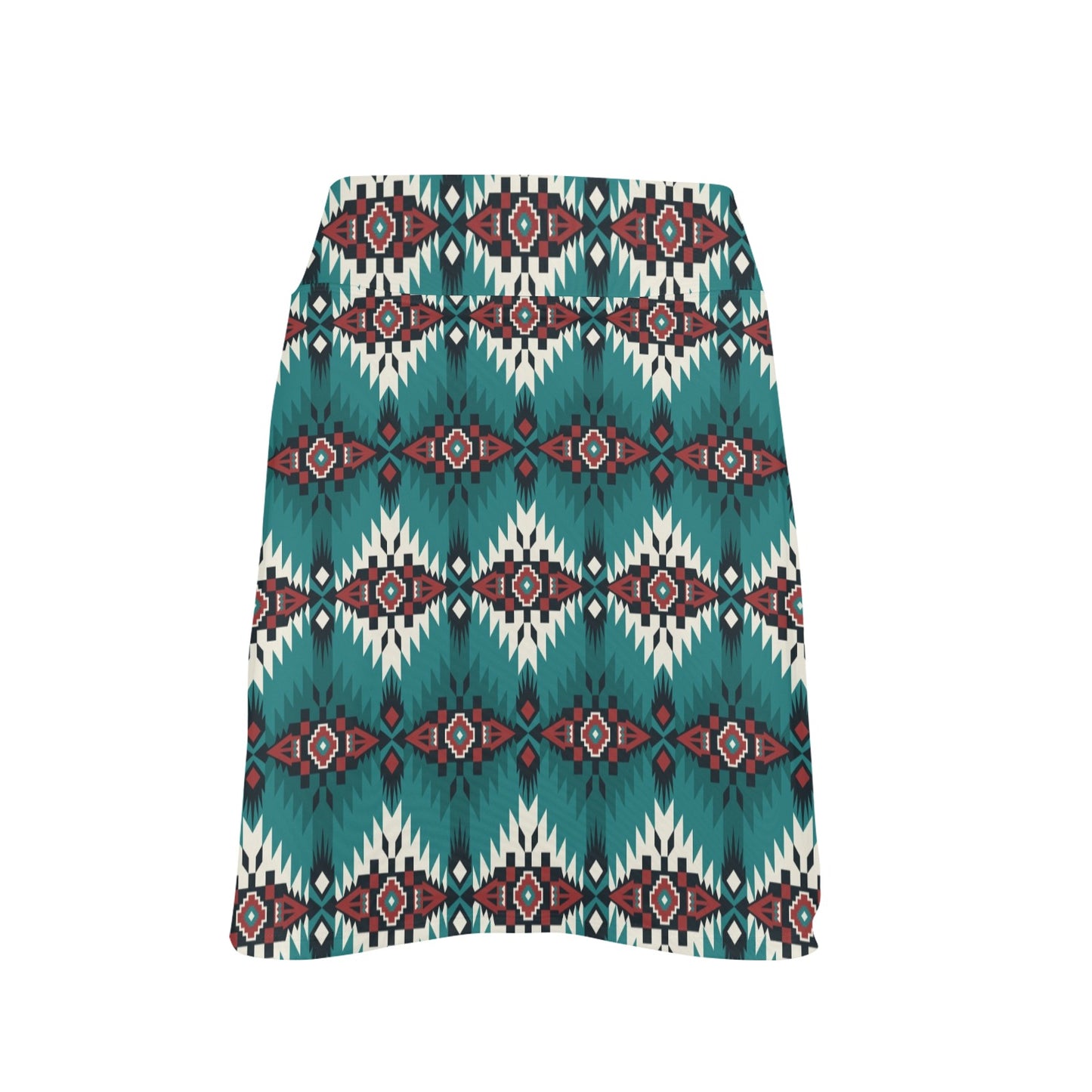 Southwest Pattern Print Design LKS308 17" Golf & Pickleball Skort with Pockets