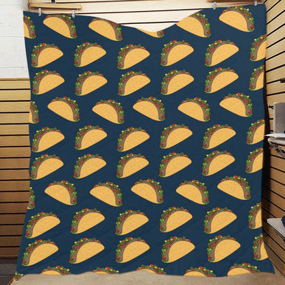 Taco Pattern Print Design TC04 Premium Quilt