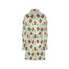 Thanksgiving Print Design LKS309 Women's Fleece Robe