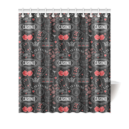 Casino Pattern Print Design 04 Shower Curtain