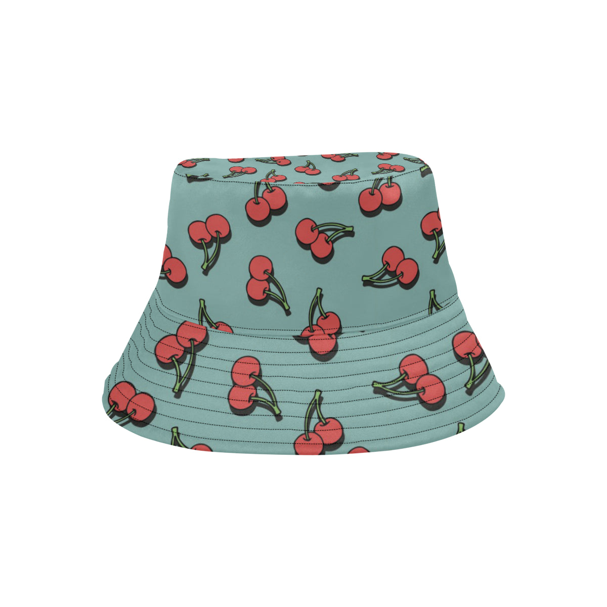 Cherry Pattern Print Design CH03 Unisex Bucket Hat