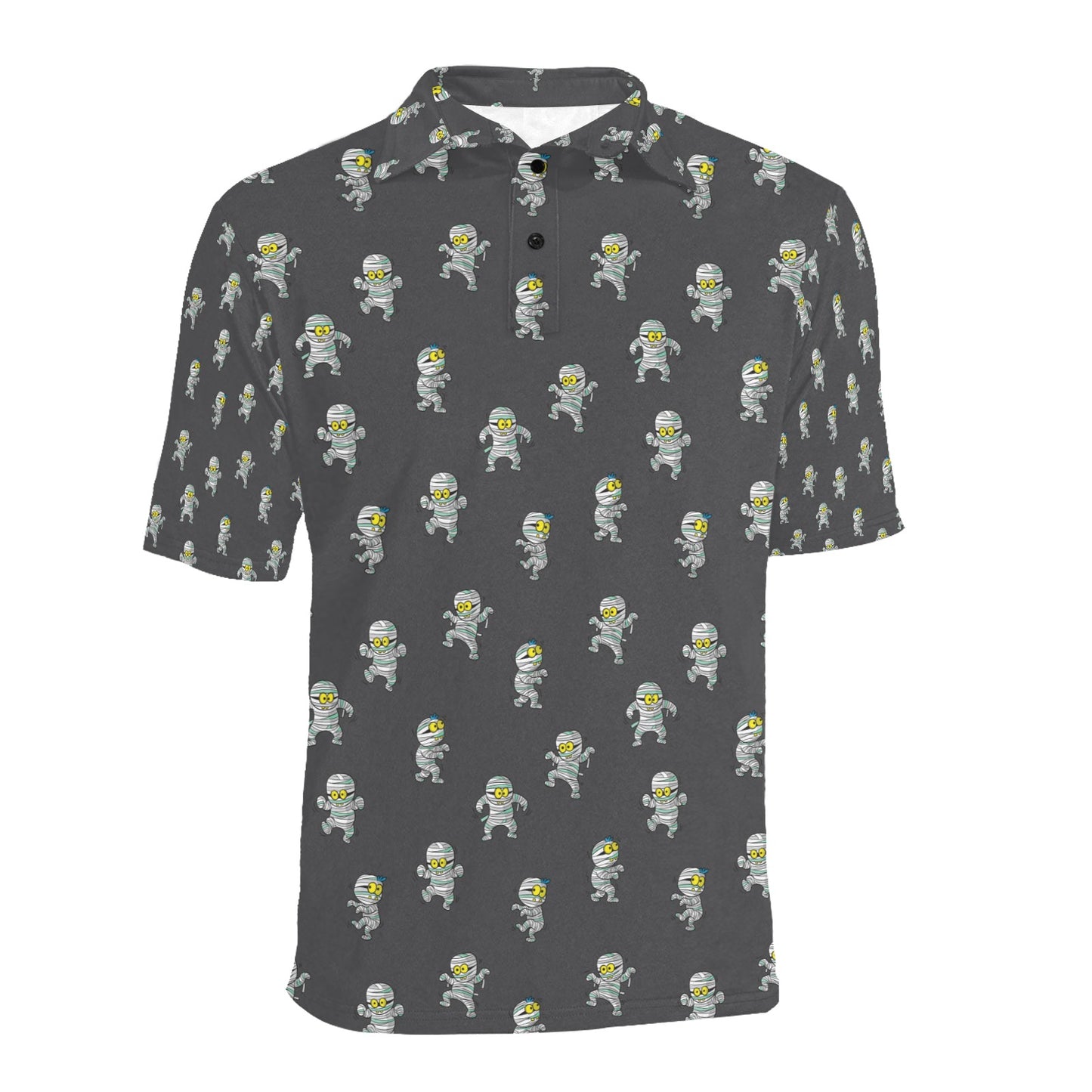 Mummy Print Design LKS305 Men Polo Shirt